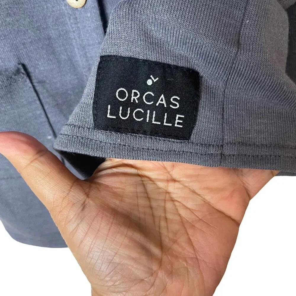 Orcas Lucille Long Sleeve Lightweight Cardigan Gray Size 3 Boys